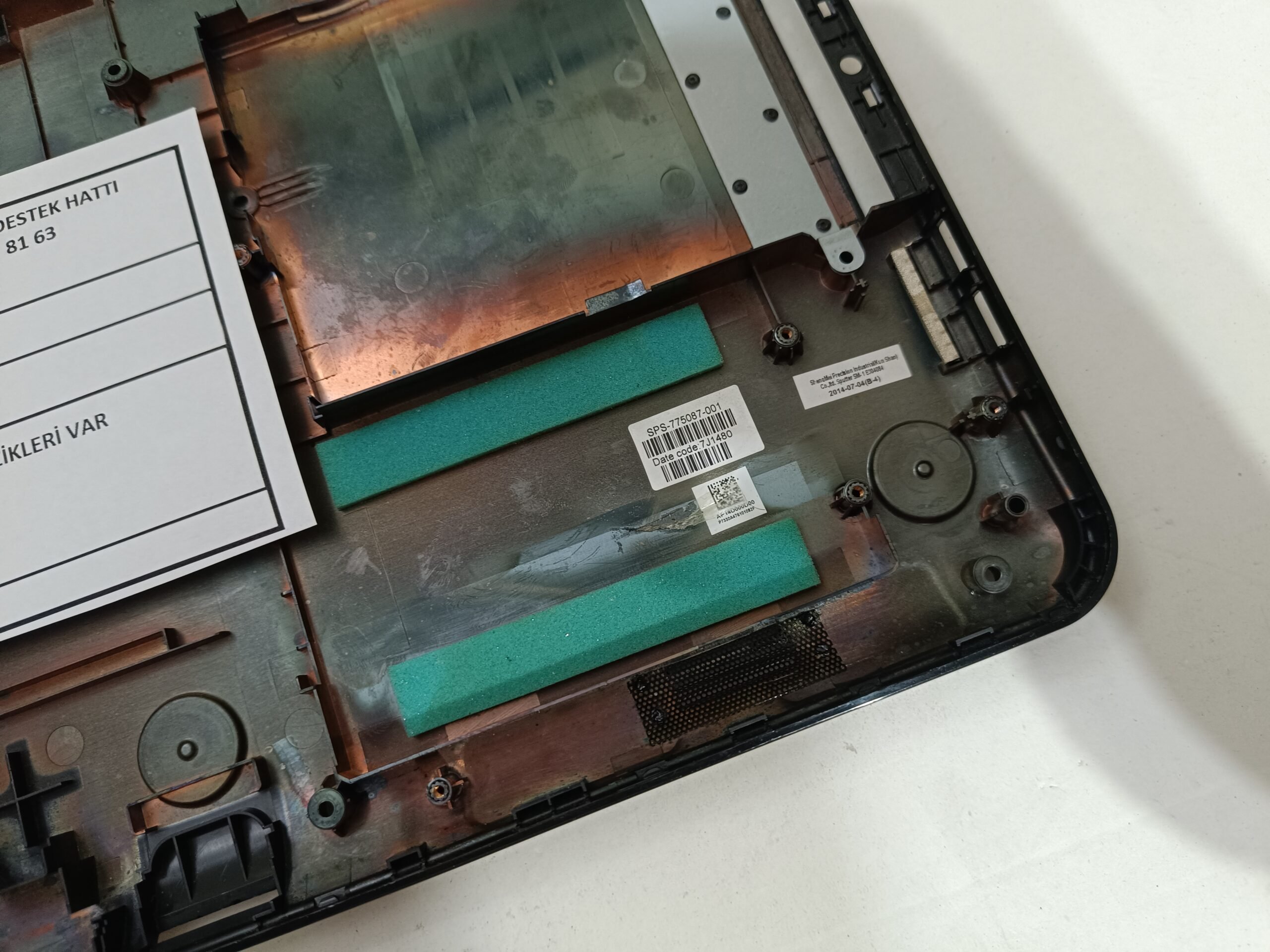 HP 15-g009st ORJİNAL ALT KASA - Görsel 11