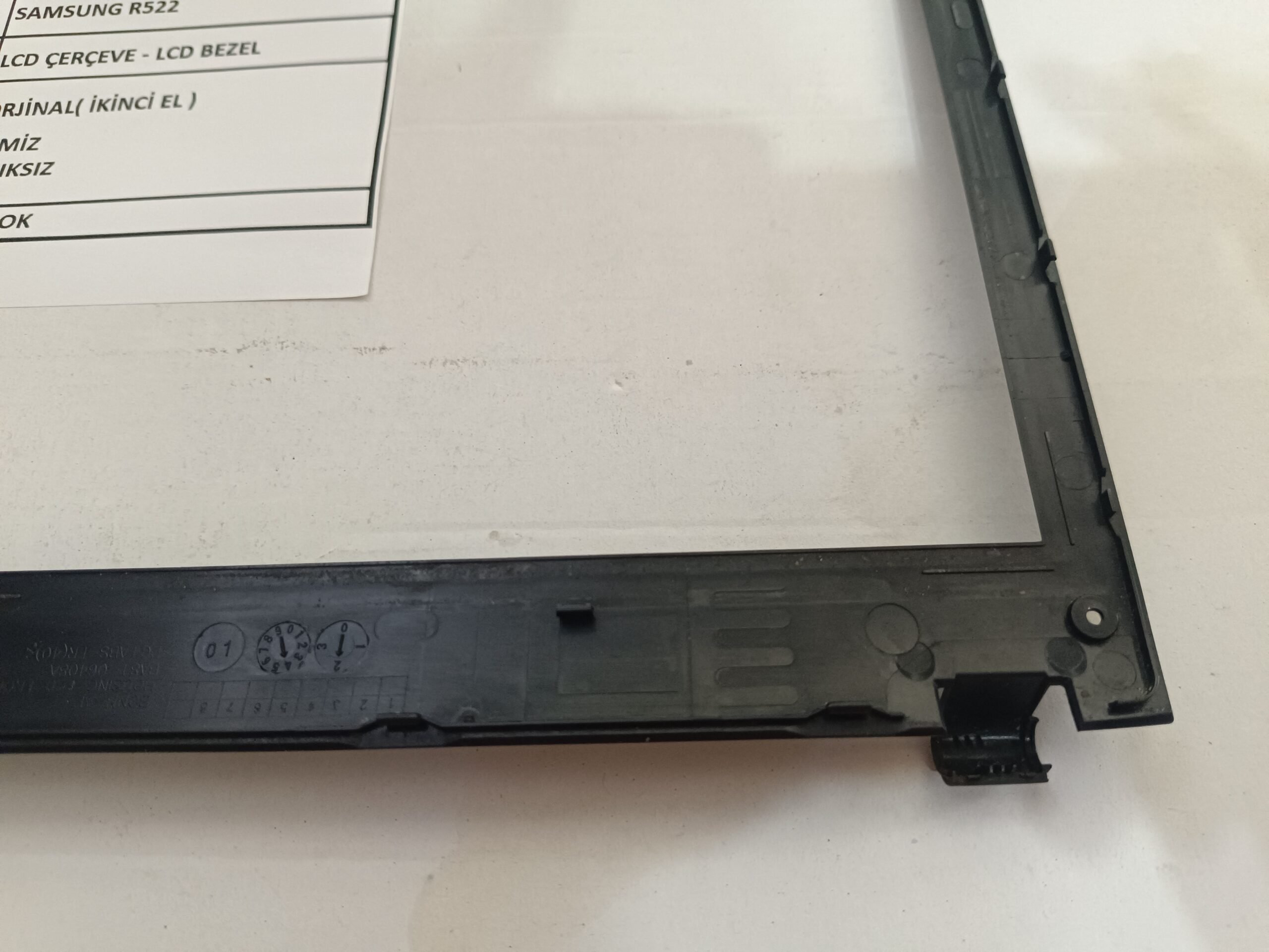 SAMSUNG R522 ORJİNAL LCD ÇERÇEVE - LCD BEZEL - Görsel 9