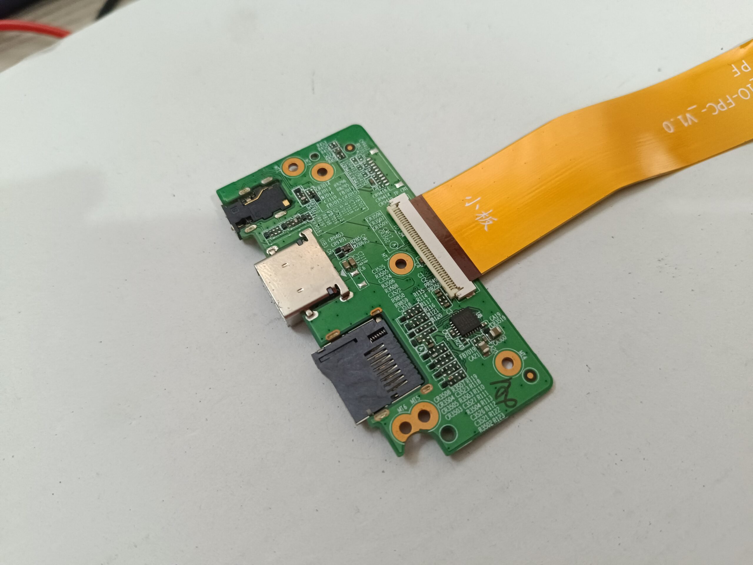 HOMETECH HT14CL ORJİNAL YAN USB BORD 3.5mm SES GİRİŞ BORDU MİKRO SD KART BORDU - Görsel 6