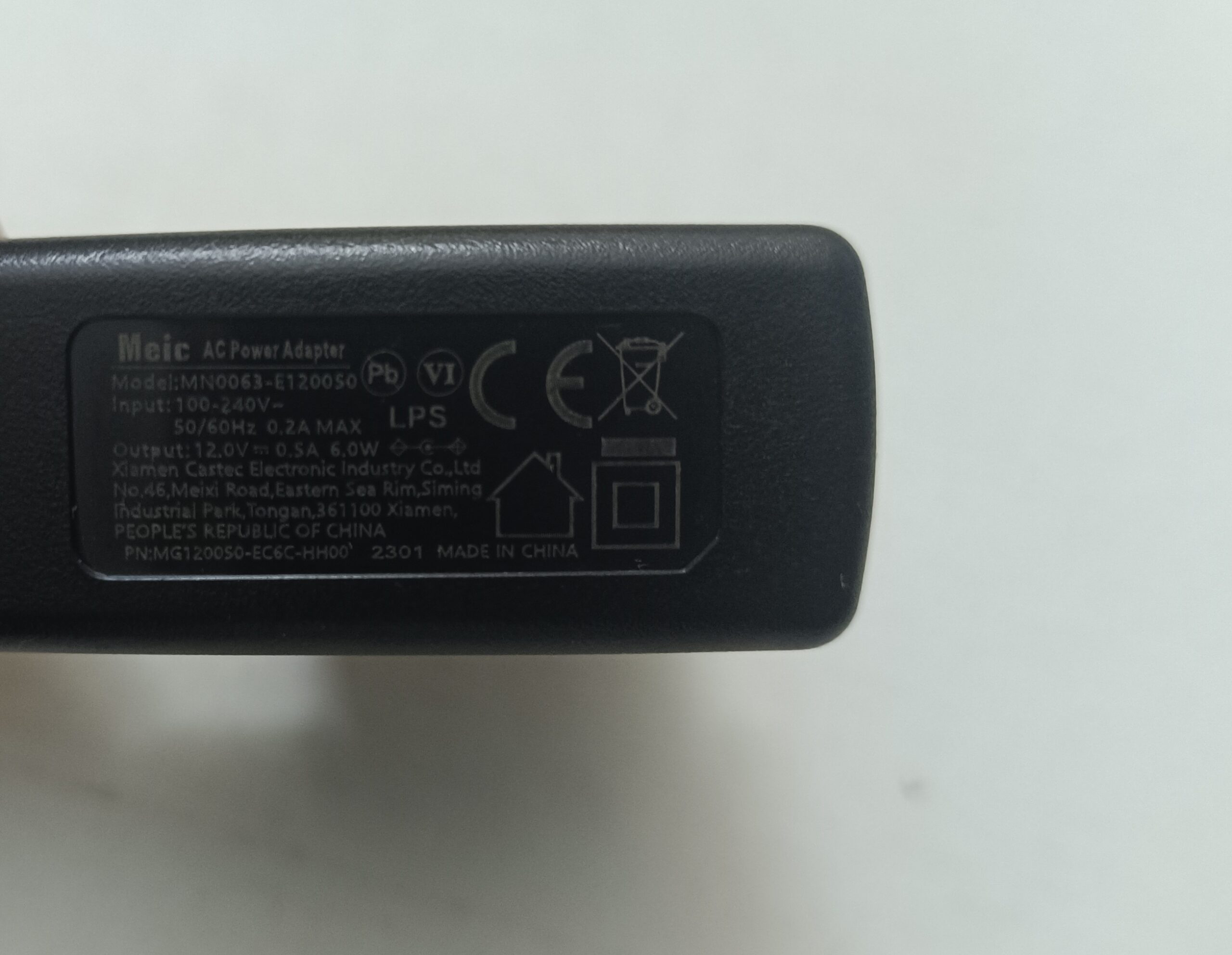 MEIC 12V 0.5A STANDART UÇ ADAPTÖR ( MN0063-E120050 ) - Görsel 2