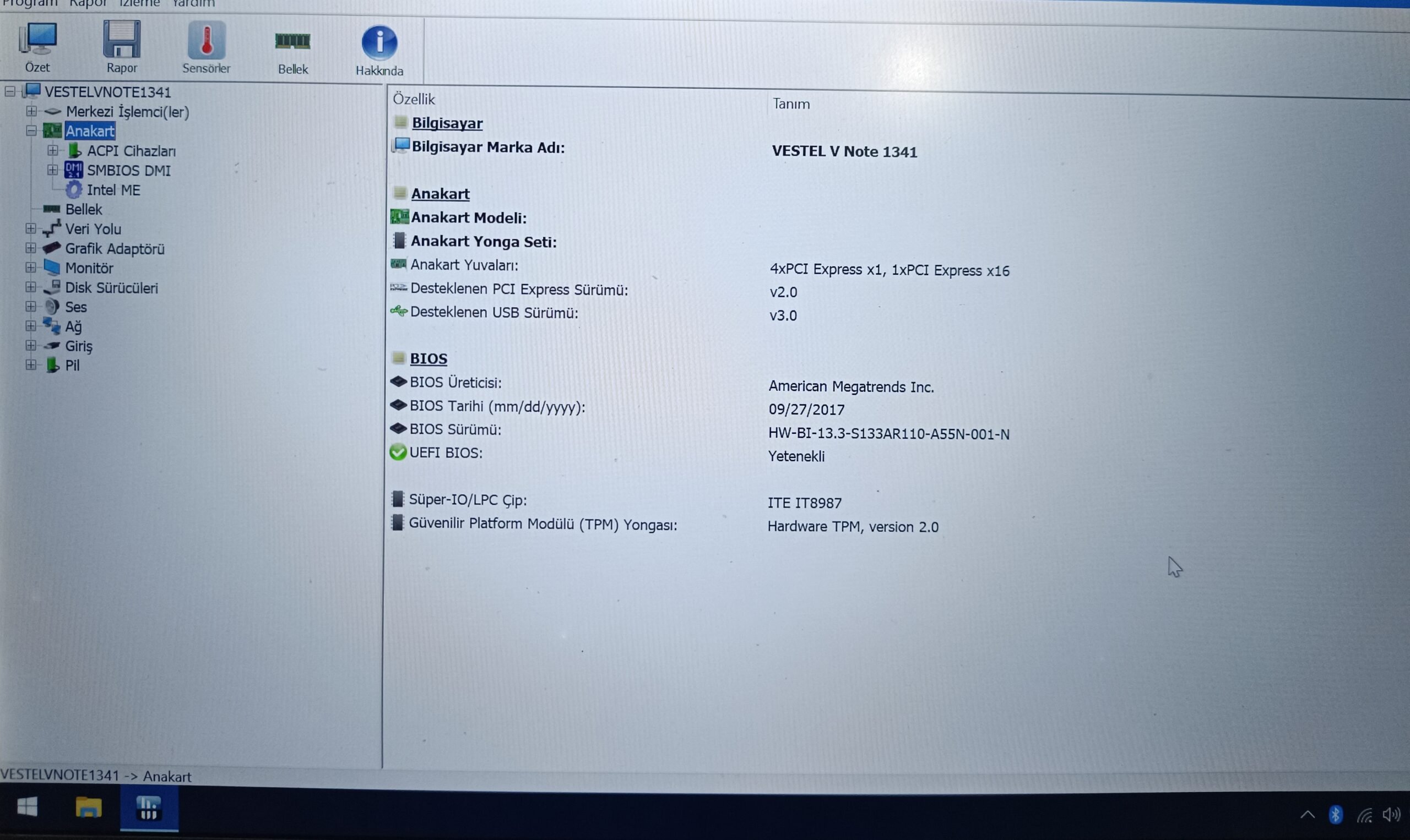 VESTEL VNOTE 1341 LAPTOP ANAKART HATASIZ SORUNSUZ - Görsel 9