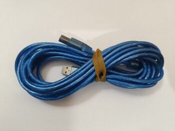 5 MERTE STANDART USB YAZICI UZATMA KABLOSU ( KALIN MAVİ KABLO )