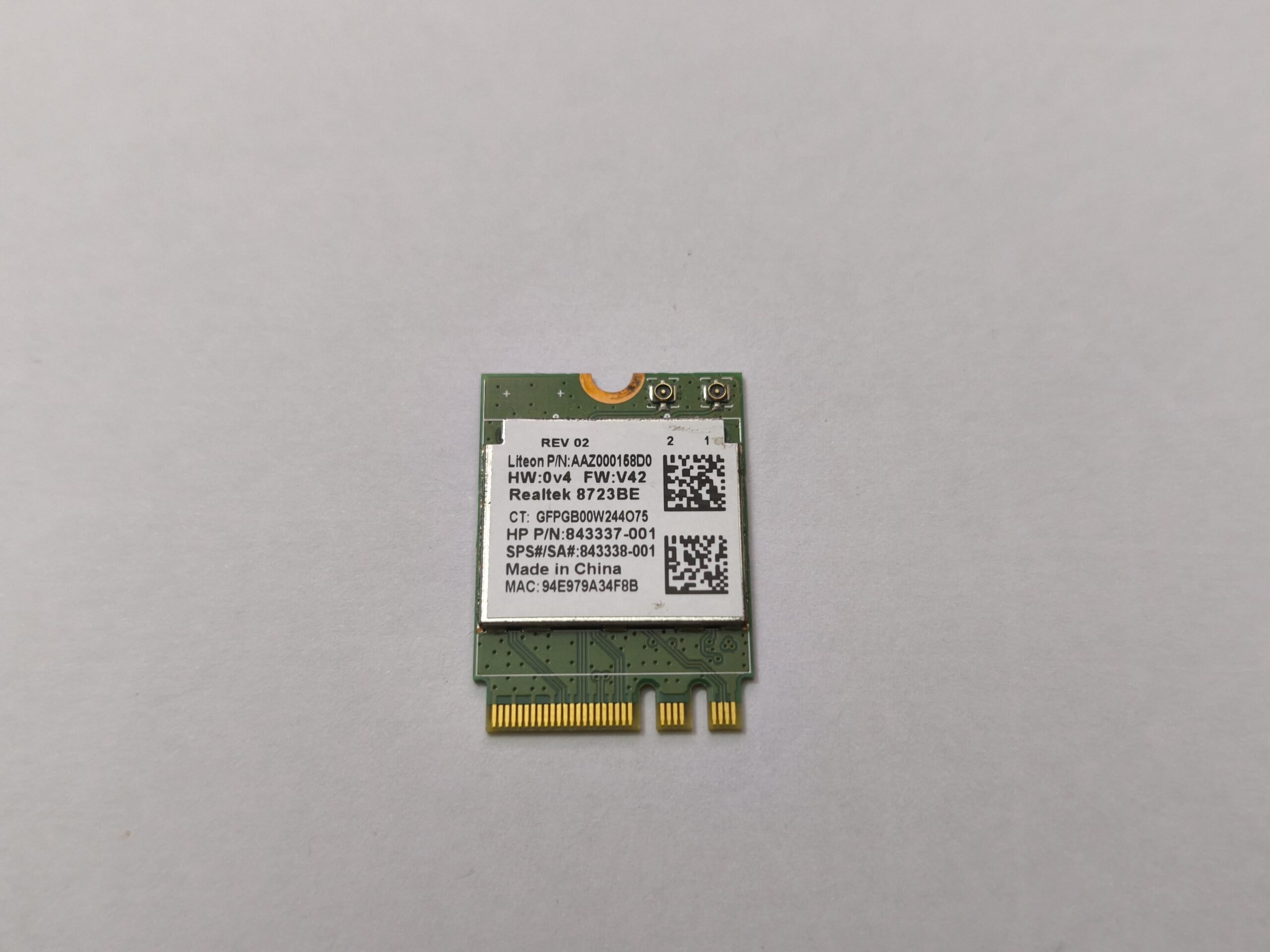 RLT 8723BE RTL8723BENF 300Mbps HP x360 CONVERTIBLE 11-u003nt ORJİNAL WIRELESS KARTI