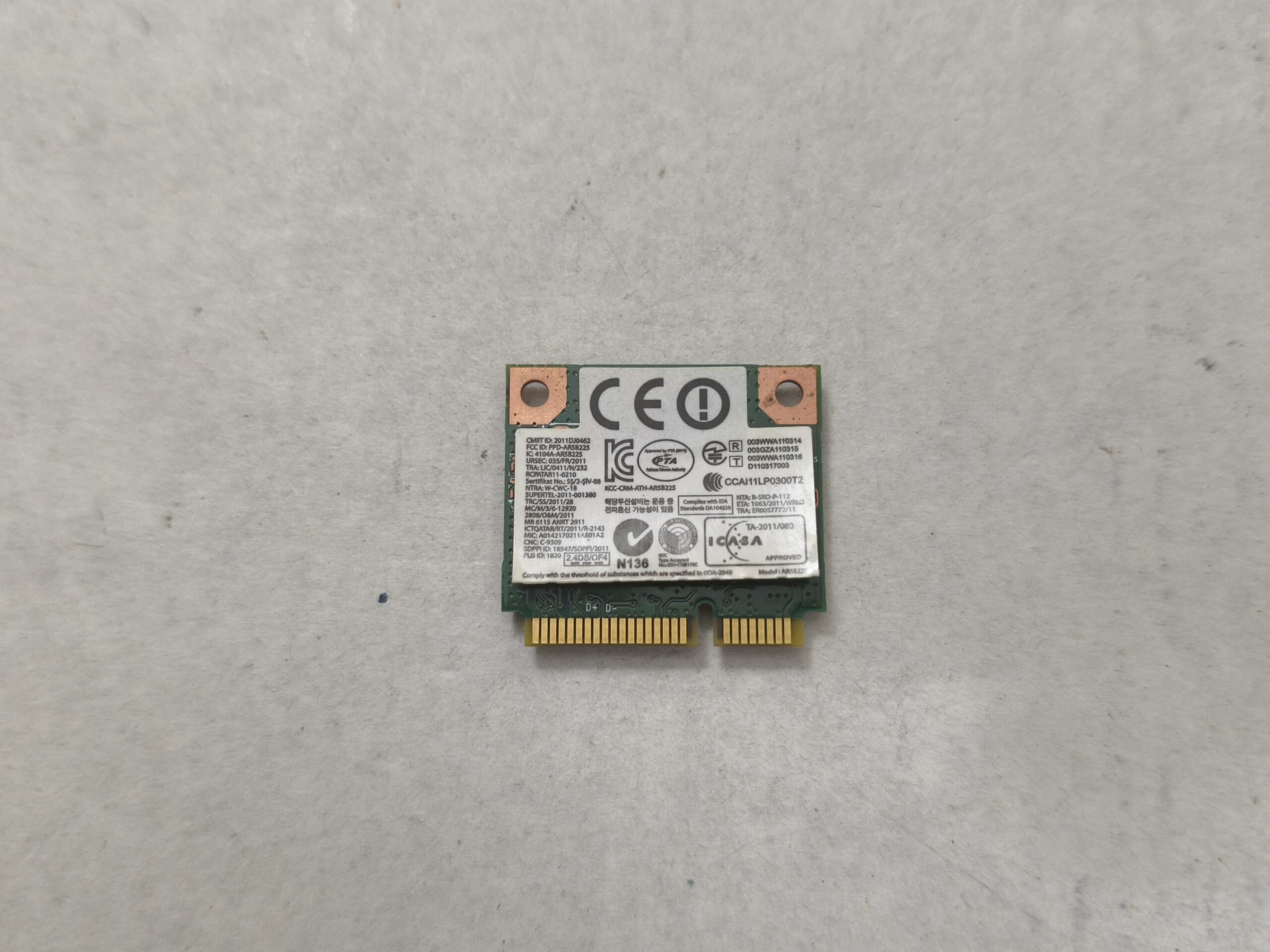 ATHEROS AR5B225 SAMSUNG 300E NP300E5V ORJİNAL WIFI KARTI - Görsel 2
