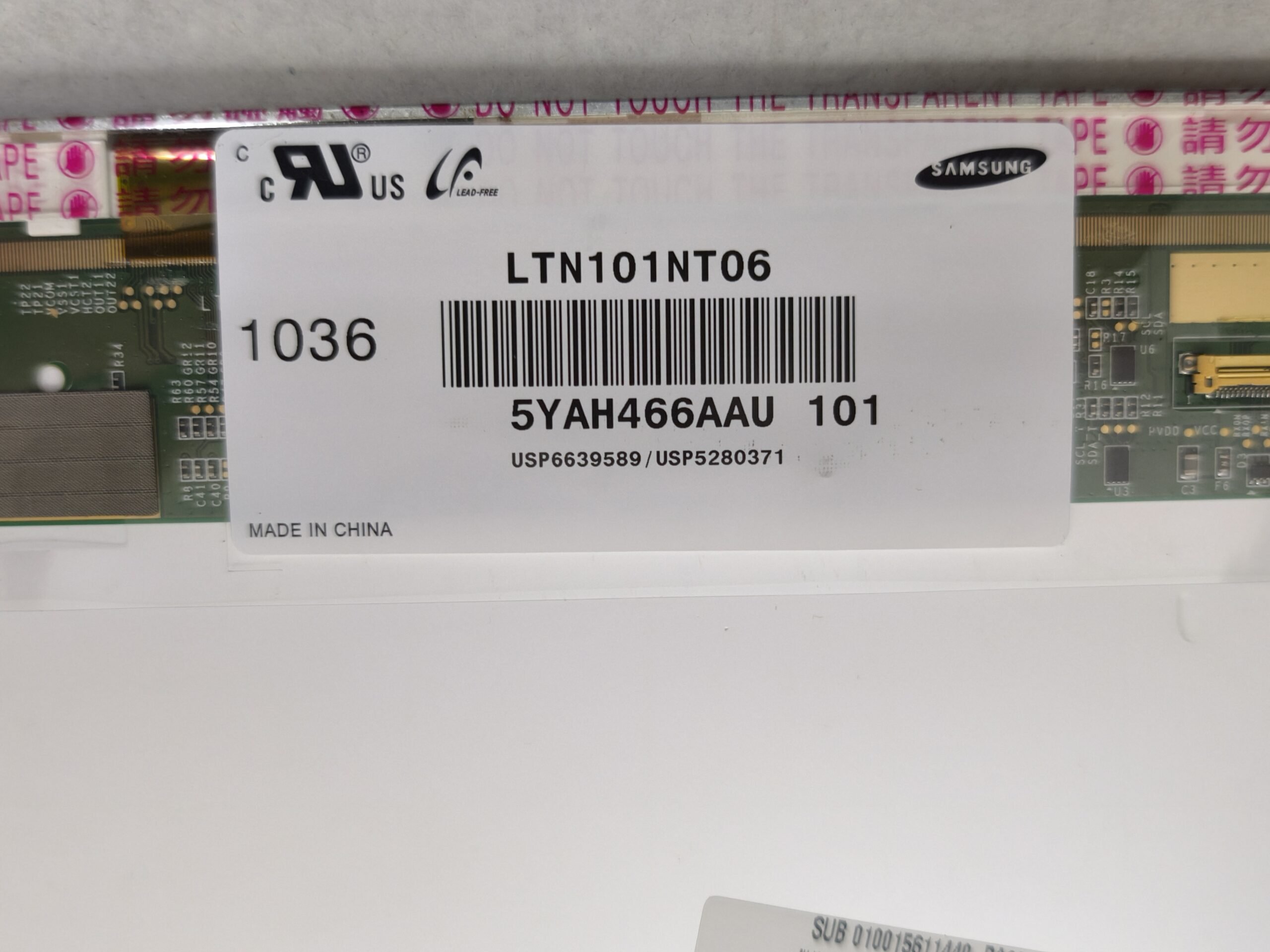 SAMSUNG 10.1 İNÇ MAT 40 PİN STANDART LCD PANEL LTN101NT06 - Görsel 7