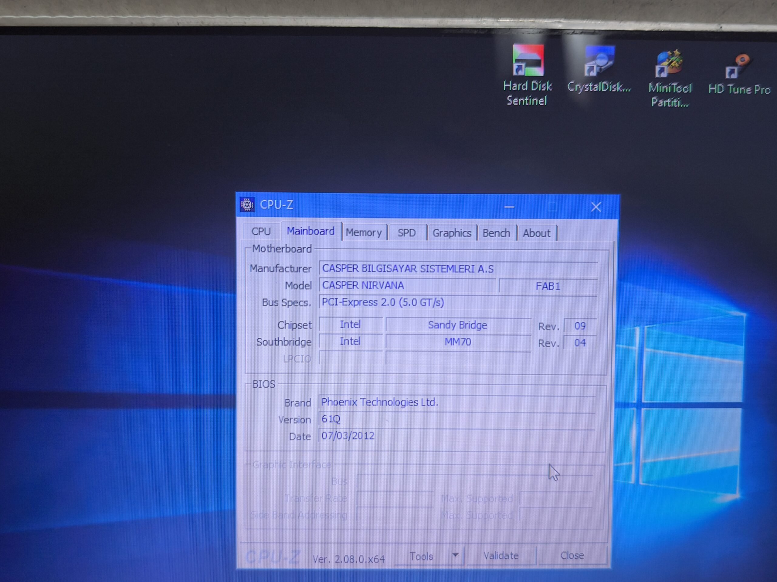 CASPER CGA LAPTOP ANAKART CELERON 847 - Görsel 7