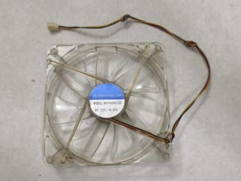 12V 0.20A 14CM MAVİ LED IŞIKLI KARE FIRÇASIZ KASA FANI RG1405L12S