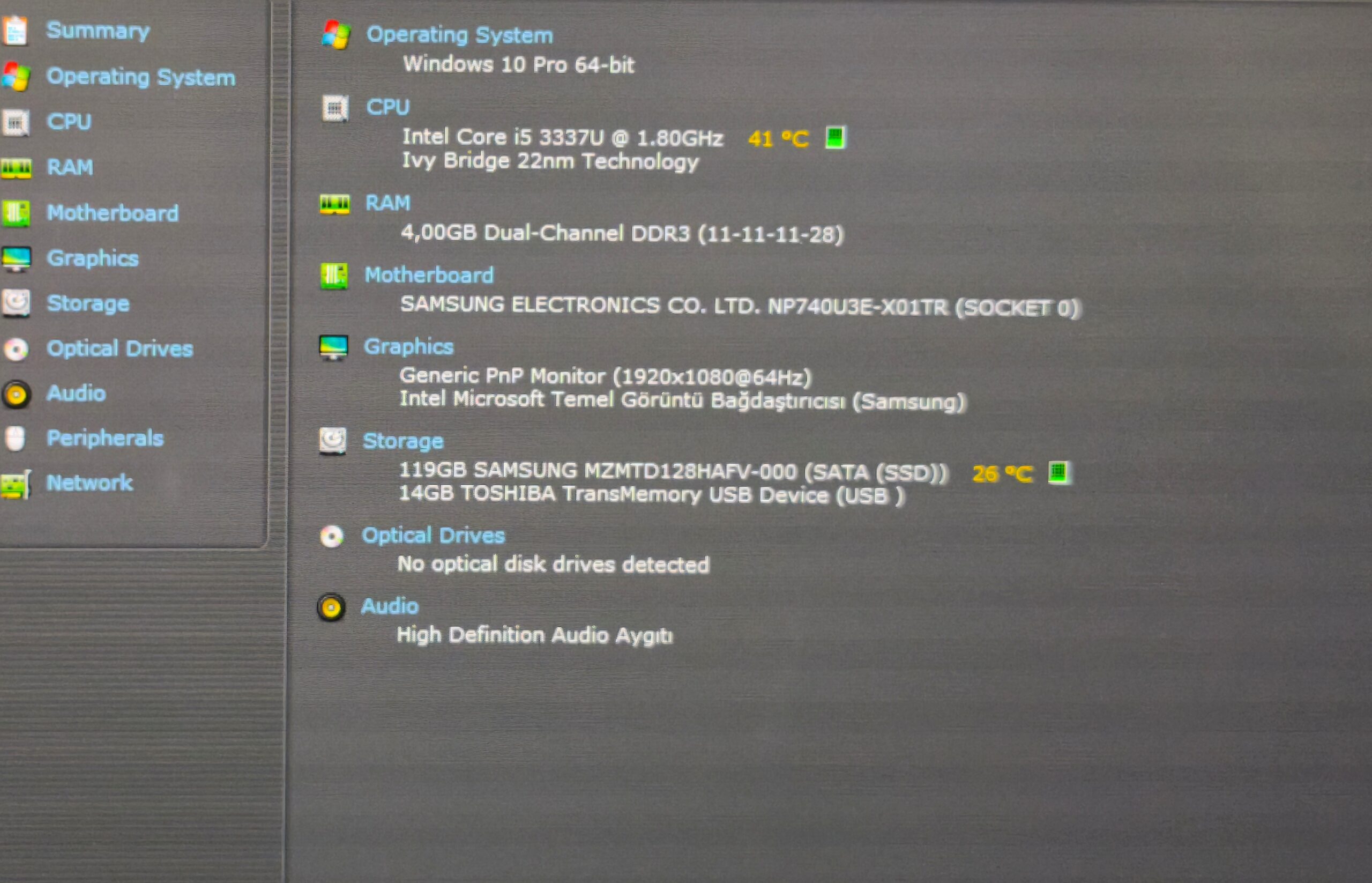 SAMSUNG 740U NP740U3E-X01TR ANAKART İ5 3337U İŞLEMCİLİ - Görsel 15