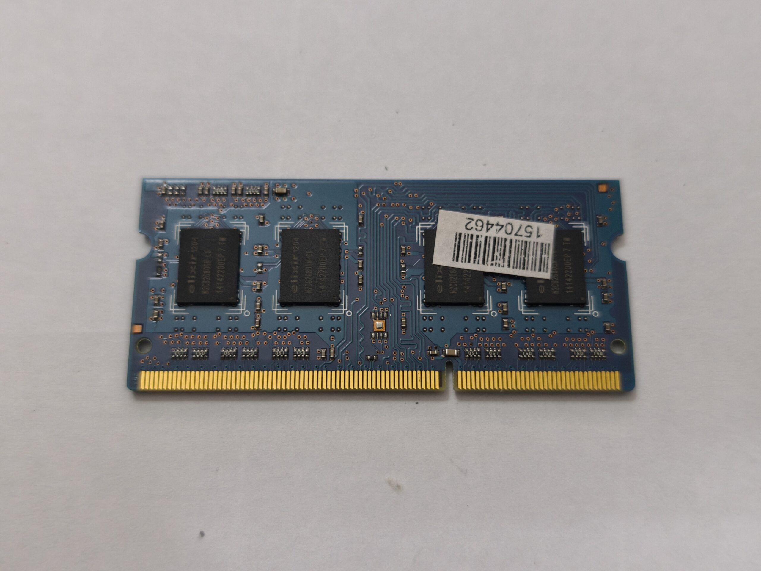 ELIXIR 2GB DDR3 10600S 1333MHZ M2S2G64CB88G5N-CG LAPTOP RAM BELEK - Görsel 2