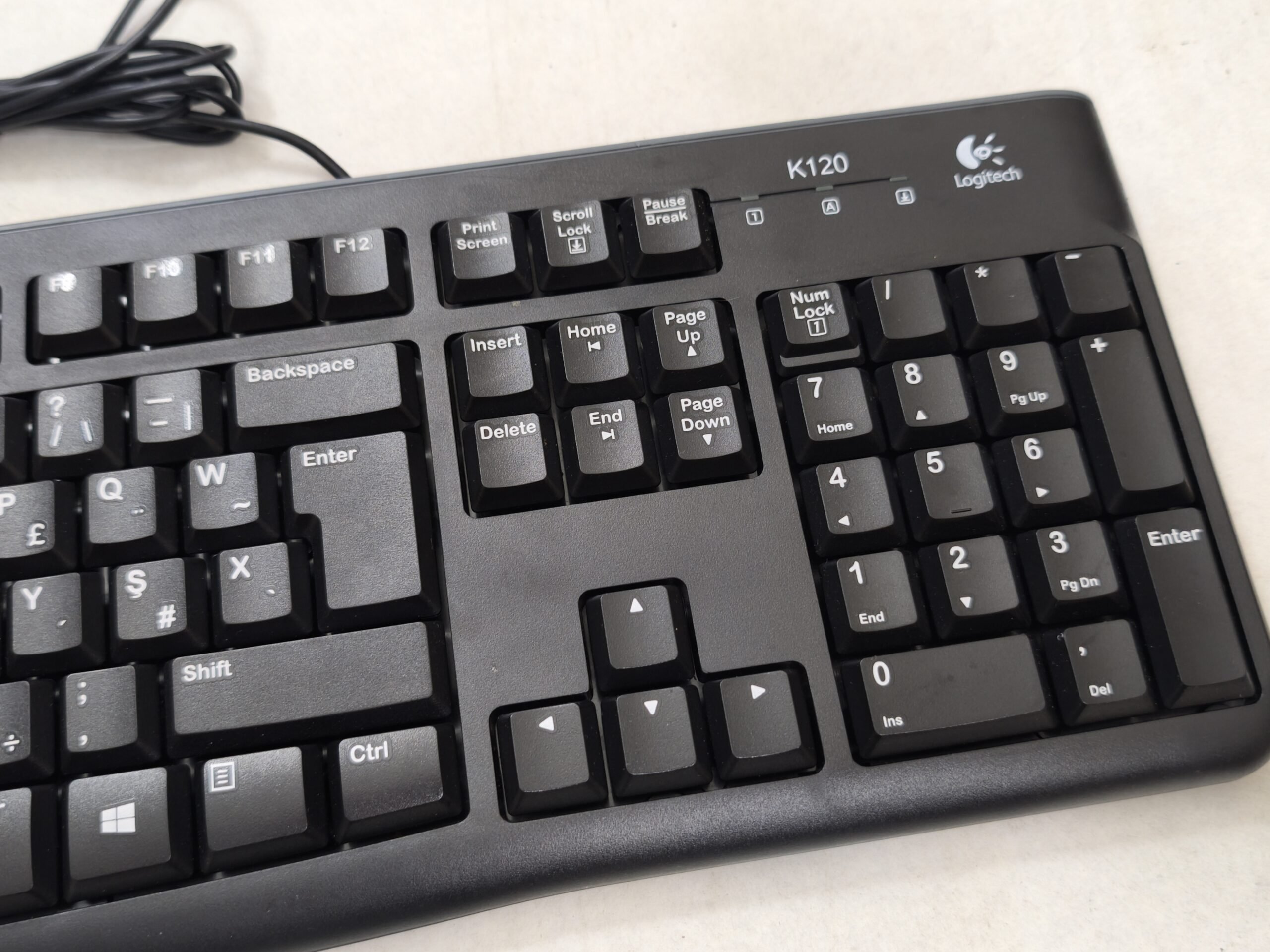 LOGITECH K120 Y-U0009 KABLOLU TÜRKÇE F KLAVYE - Görsel 6
