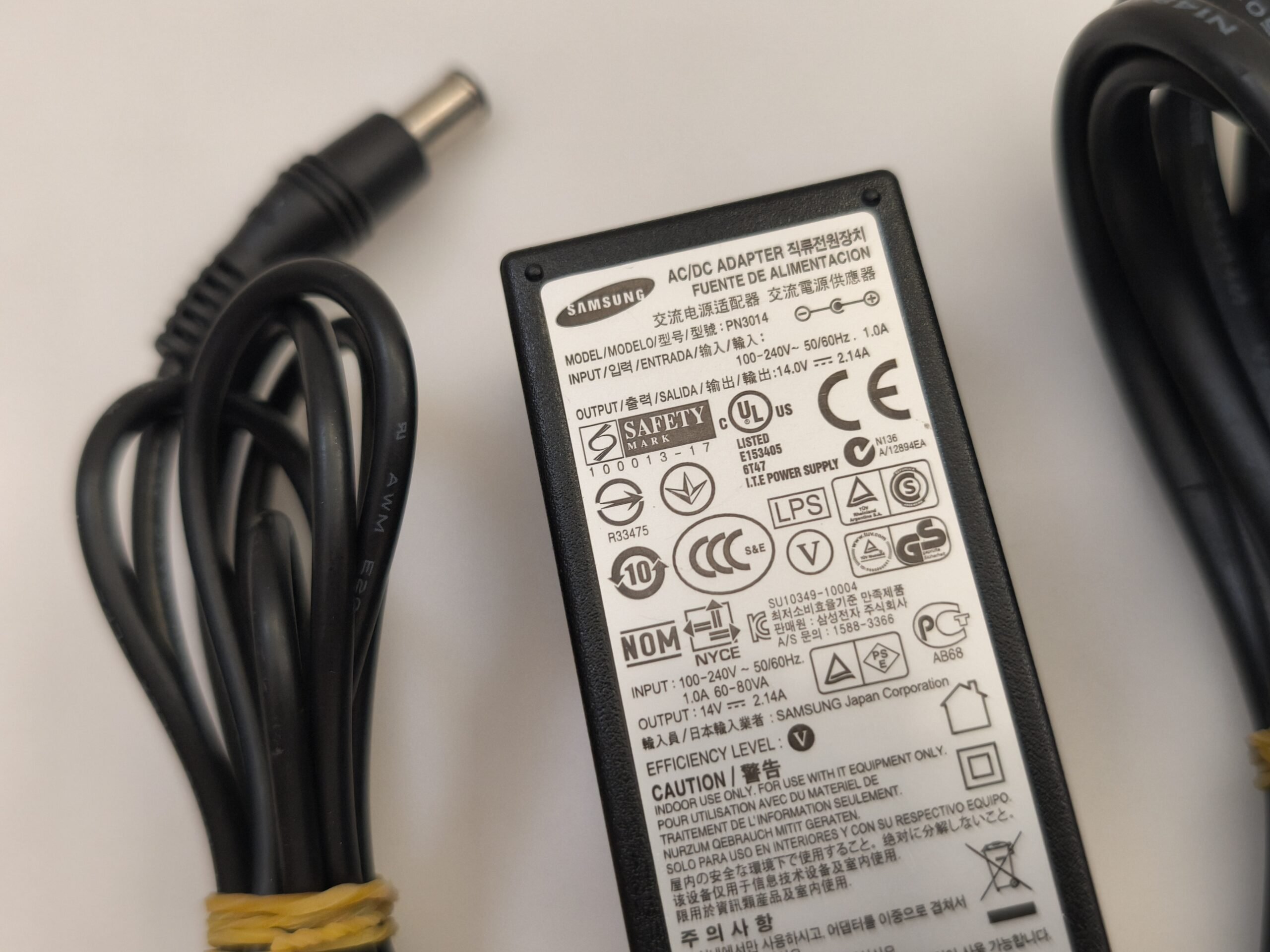 ORJİNAL SAMSUNG PN3014 TV MONİTÖR ADAPTÖR 14V 2.14A 30W 6.5*4.4mm İĞNE UÇ - Görsel 4