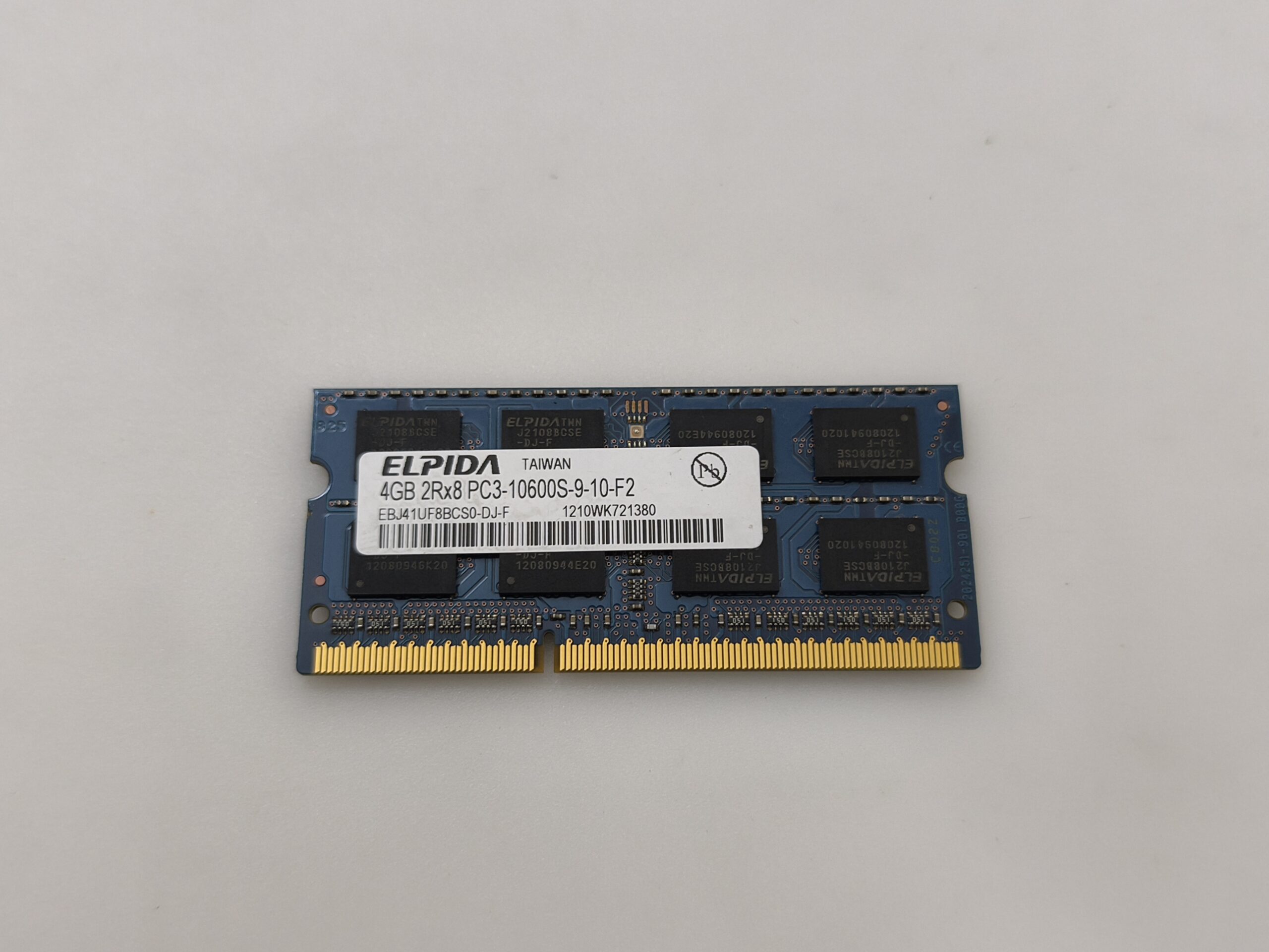ELPIDA 4GB DDR3 1333MHZ PC3-10600S CL9 LAPTOP RAM BELLEK