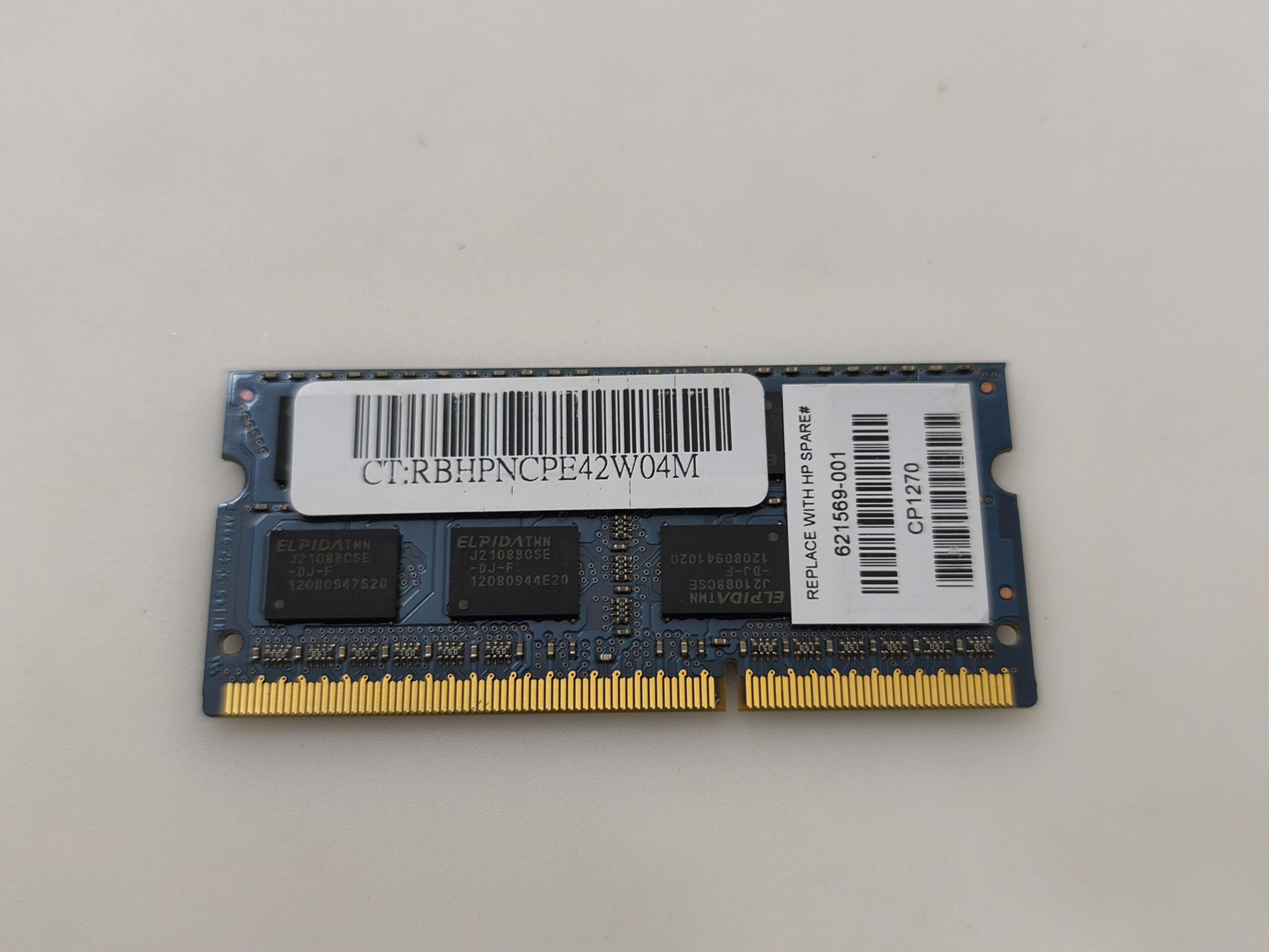 ELPIDA 4GB DDR3 1333MHZ PC3-10600S CL9 LAPTOP RAM BELLEK - Görsel 2