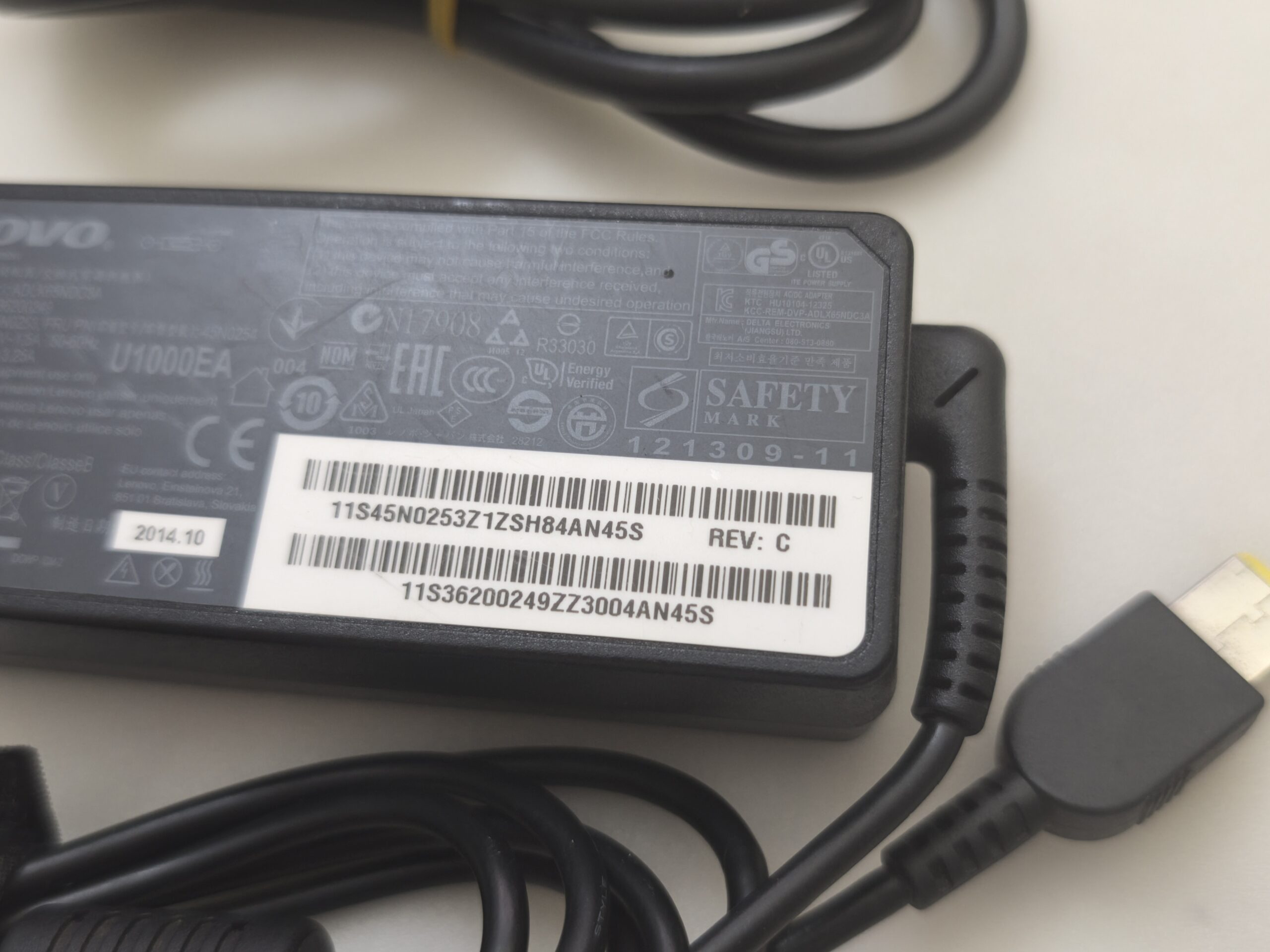 LENOVO 65W 20V 3.25A USB TİP SARI UÇ LAPTOP ADAPTÖR ADLX65NCC3A - Görsel 3