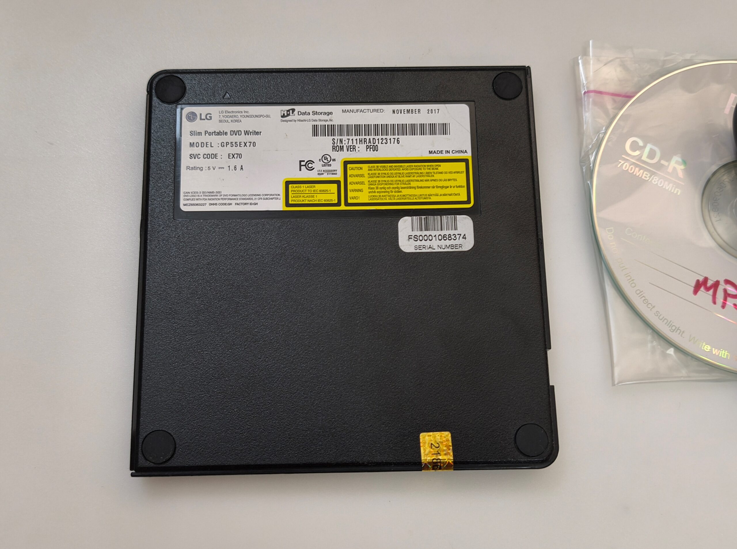 LG SLIM USB PORTABLE DVD WRITTER USB HARİCİ DVD YAZICI - Görsel 2
