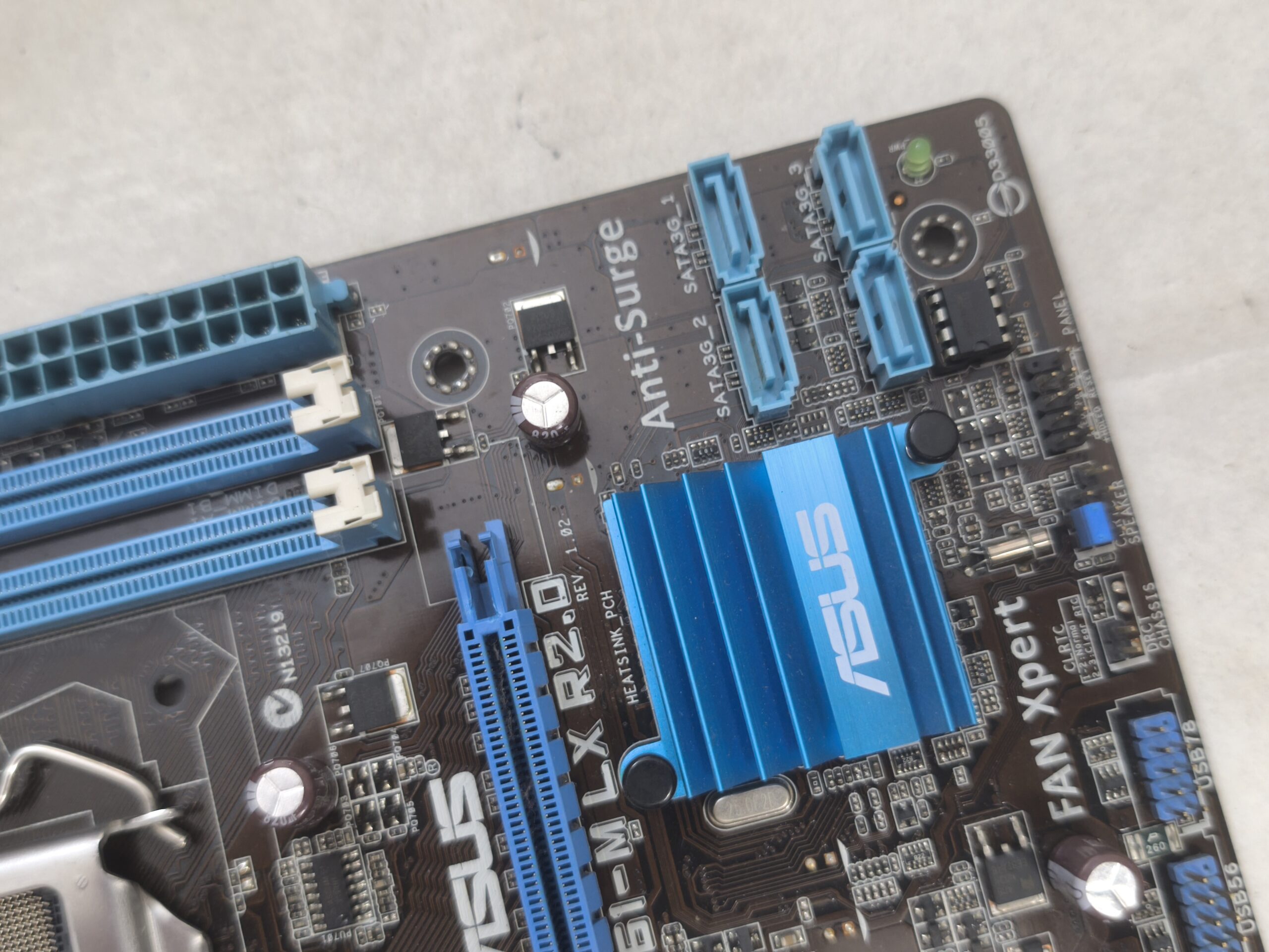 ( ARIZALI HURDA ) ASUS P8H61-M LX R2.0 ANAKART PARÇA AMAÇLI - Görsel 4