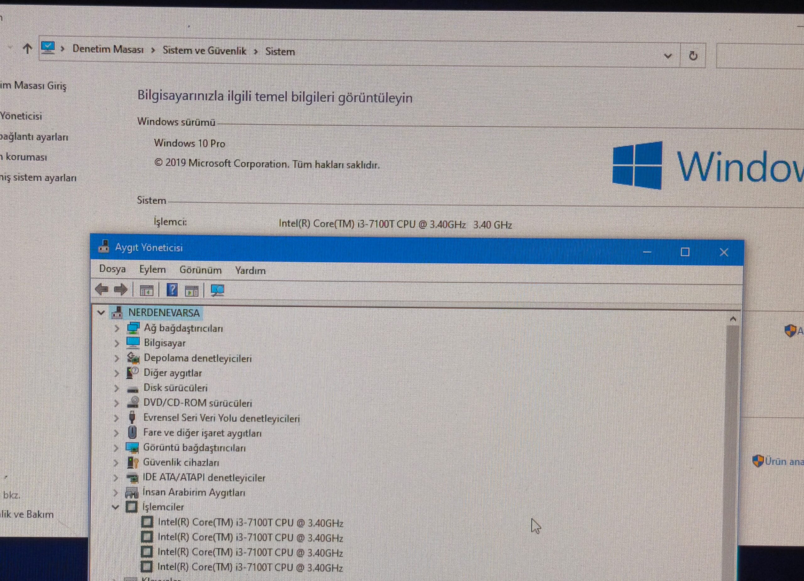 HP DESKTOP 460-p204nt İ3-7100T İŞLEMCİLİ MİNİ ATX KASA ( HDD RAM YOK ) - Görsel 20