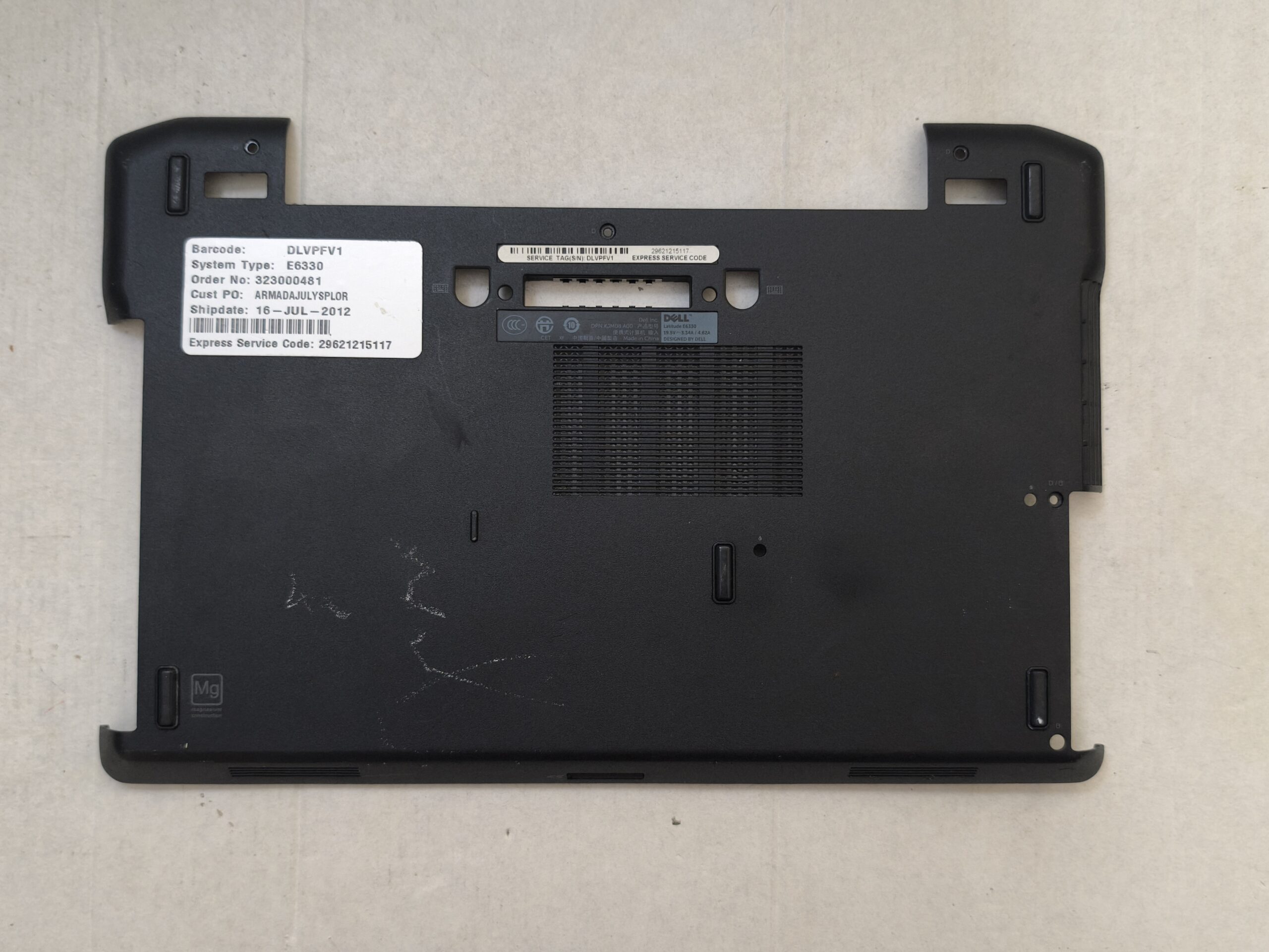 DELL LATITUDE E6330 ORJİNAL ALT KAPAK ALT KASA