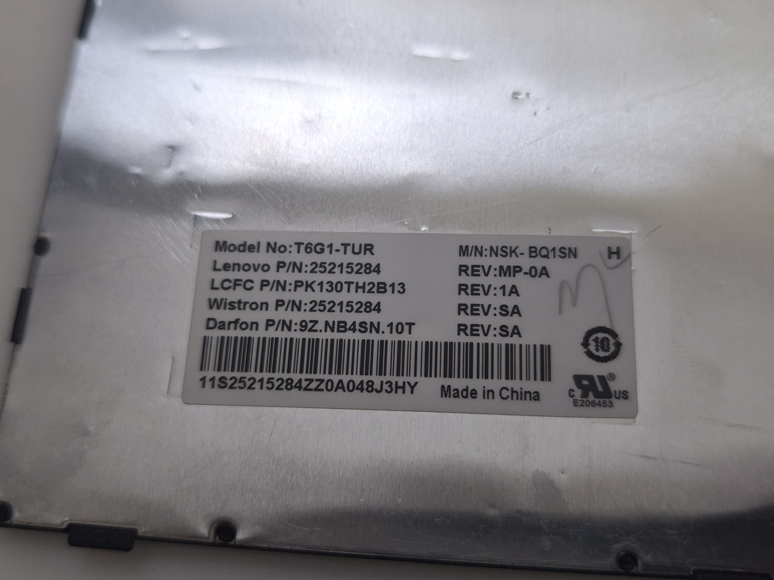 LENOVO G50 SERİSİ ORJİNAL GRİ TÜRKÇE Q KLAVYE ( T61G-TUR ) - Görsel 5