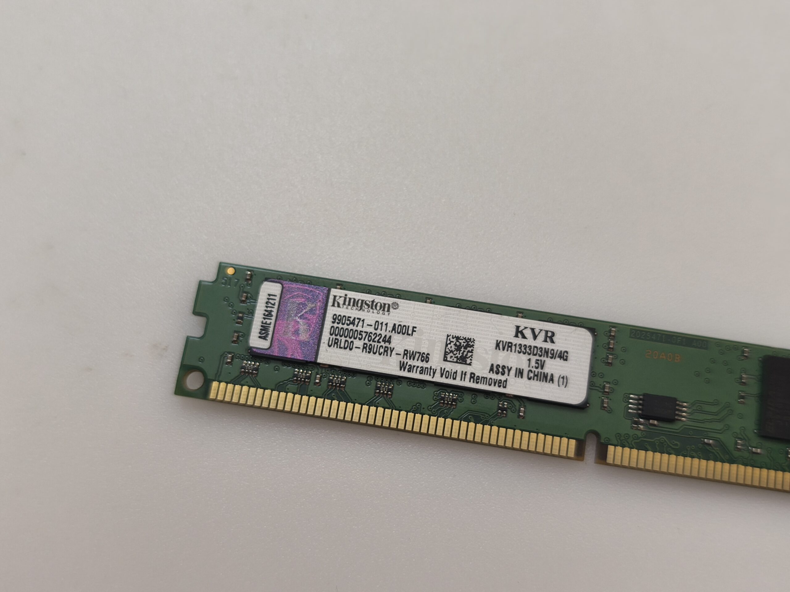 KINGSTON 4 GB DDR3 1333 MHz ( PC3-10600 ) CL9 MASAÜSTÜ PC RAM BELLEK - Görsel 2